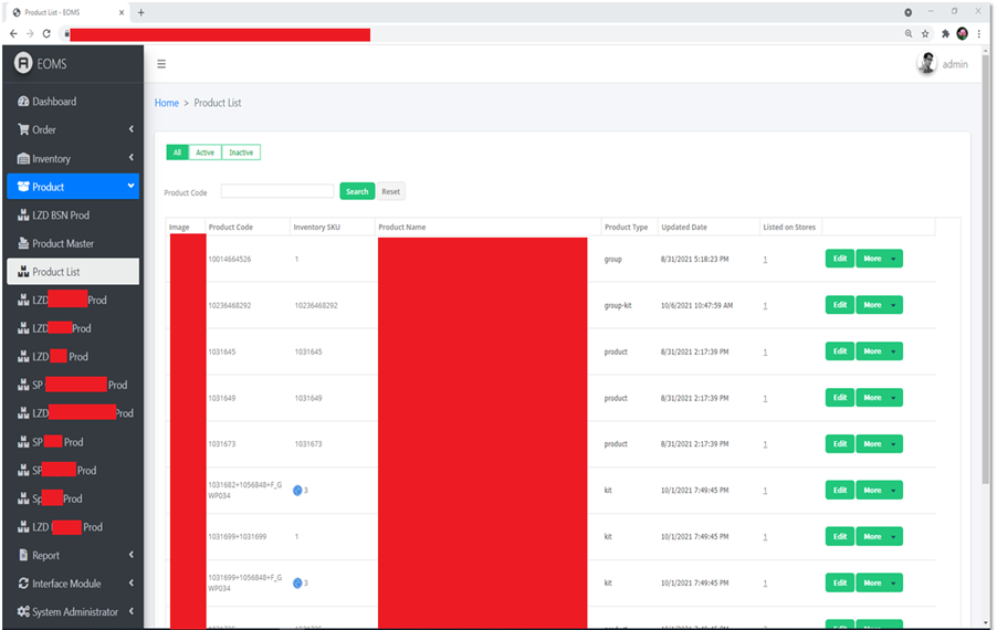 EOMS Enterprise Order Management System Infolog